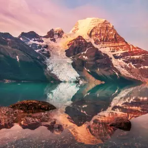 Berg Lake, Mount Robson Provincial Park, B.C.