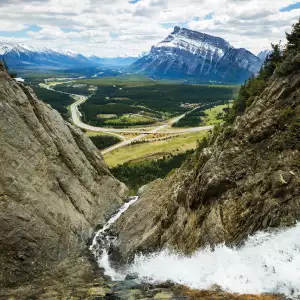 Cascade Falls, the Canadian Rockies, Banff