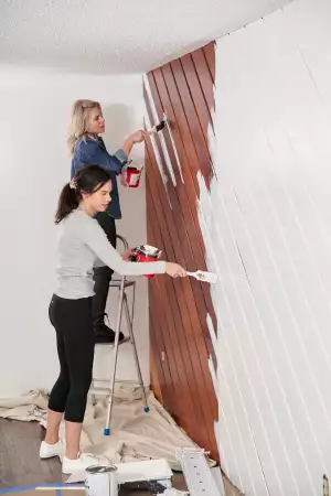 Tourism industry recovery | April Brown and Sarah Sklash renovating The June Motel