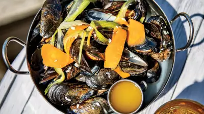 Mussels from the Blue Mussel Caf&eacute; in Prince Edward Island