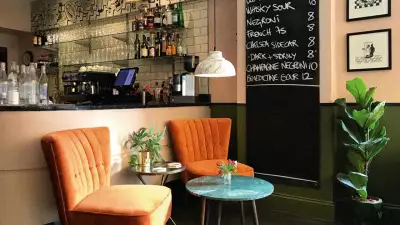 The Kent Coast, U.K. | Inside French restaurant The Frog & Scot