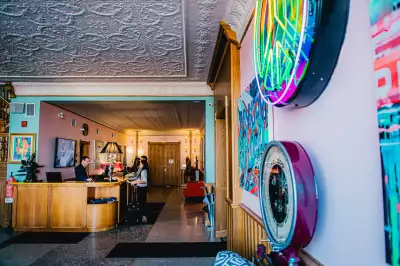Chatham-Kent | Inside the lobby at Retro Suites