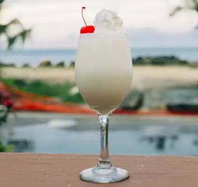 A piňa colada in Puerto Rico