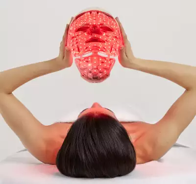 Spa MyBlend at The Ritz-Carlton, Toronto | An LED mask treatment