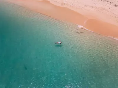 Baie Longue beach in Saint Martin