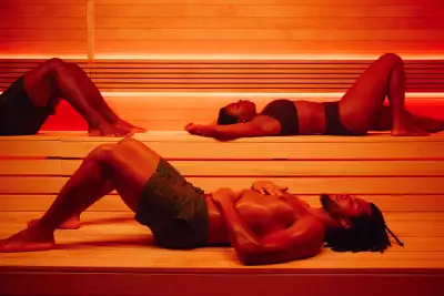 People lay in the sauna at Othership Yorkville