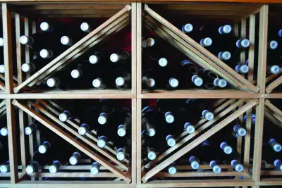 Bottles of wine at Closson Chase in Prince Edward County