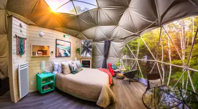 Glamping in Edmundston, New Brunswick