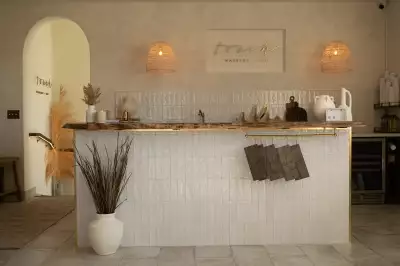 Touch Massage Bar | The reception area at Touch Massage Bar on Eglinton