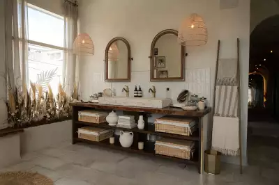 Touch Massage Bar | The reception area and sink inside Touch Massage Bar's new midtown location