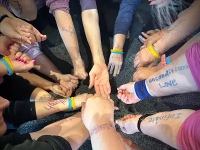BTG Wellness Soulful Radiance Retreat | A group of hands coming together