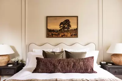 We check out a Nordic spa hotel in Caledon | The bed inside a suite at The Liberty Inn