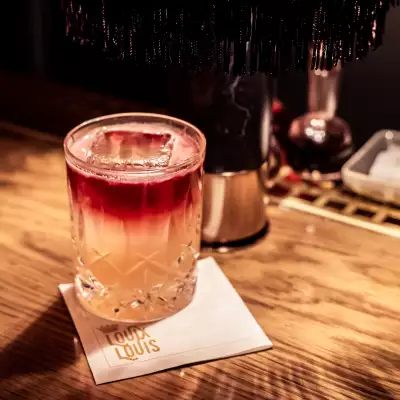 A cocktail at Louix Louis at The St. Regis Toronto