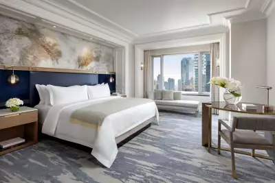 A guest room at The St. Regis Toronto