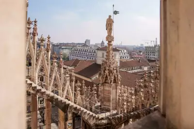 Olympics Italy | A stunning view of Duomo di Milano, a Gothic cathedral in Milan, Italy