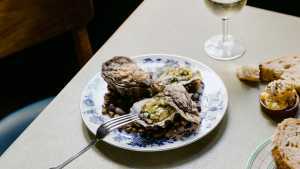 The Kent Coast, U.K. | Baked oysters at The Rose in Deal