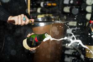Things to do in Whistler | Champagne sabering at Bearfoot Bistro Things to do in Whistler | Champagne sabering at Bearfoot Bistro