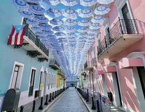 Fortaleza Street in San Juan, Puerto Rico