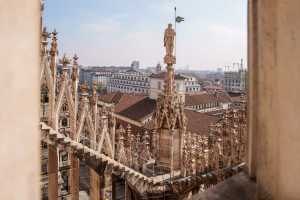 Olympics Italy | A stunning view of Duomo di Milano, a Gothic cathedral in Milan, Italy