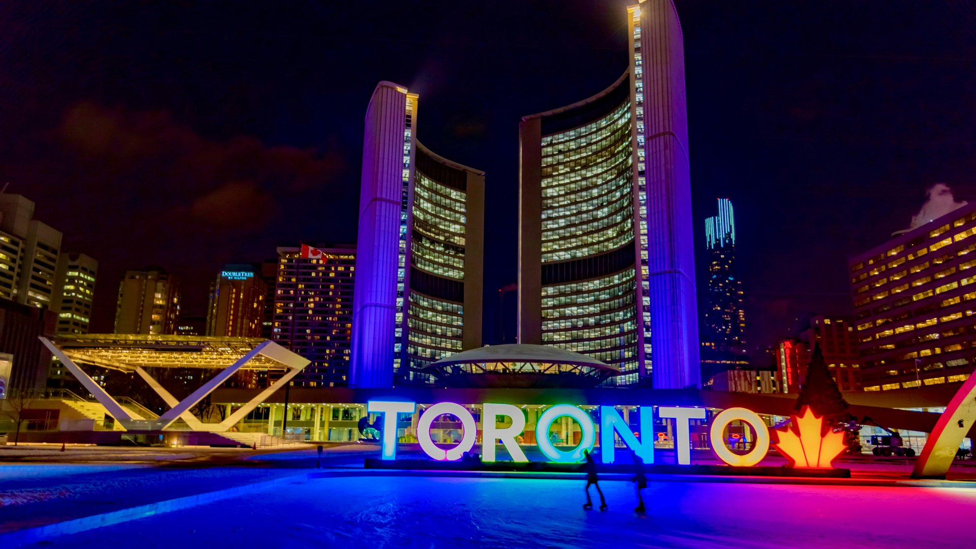 Best Things to do in Toronto this March | Skating at Nathan Phillips Square