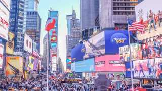 New York City's Times Square, a new Covid-19 vaccine hub for tourists