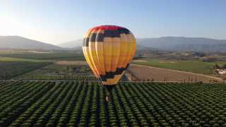 Hot air ballooning in Temecula, California