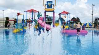 Spray N' Play at Bingemans waterpark in Waterloo