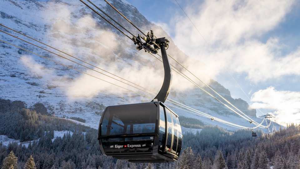 Switzerland Swiss Travel Pass | Eiger Express cable car in Switzerland