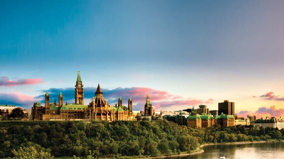 What to do in Ottawa on a weekend trip | Parliament Hill from the Ottawa River