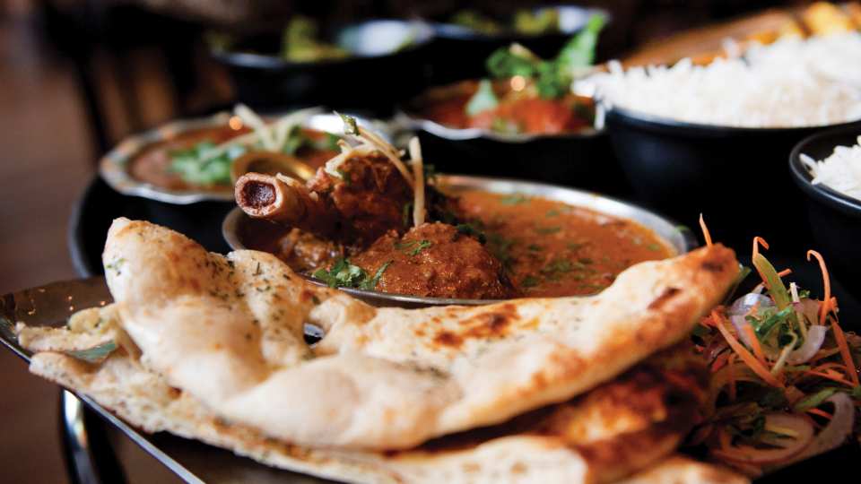 Balti, a spicy dish that was invented in Birmingham in  the 1970s