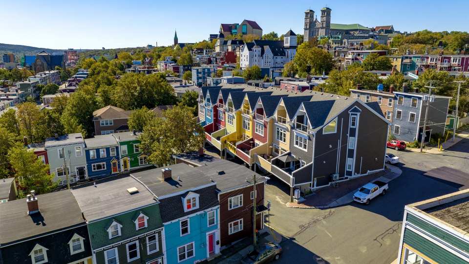 Newfoundland travel | Colourful houses in St. John's, Newfoundland and Labrador
