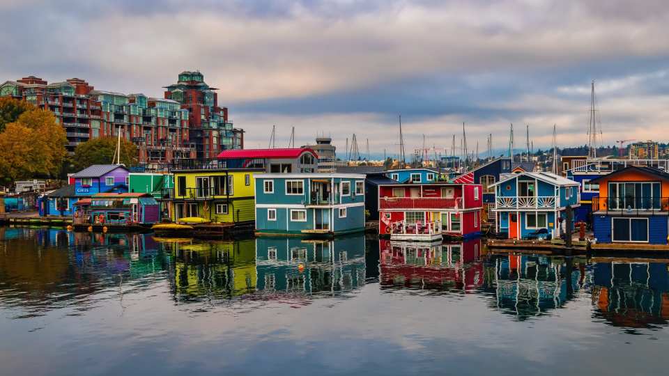 Fisherman's Wharf in Victoria, B.C.