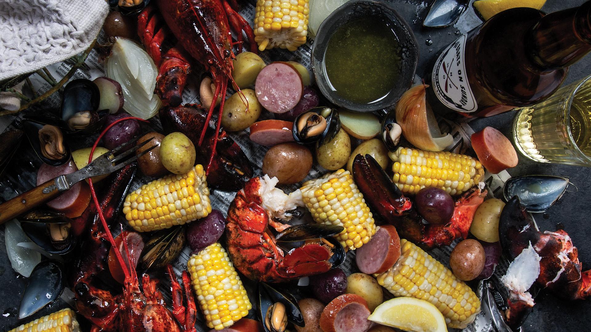 A Rising Tide, cookbook and stories from Canada's Atlantic Coast | A lobster boil in Nova Scotia
