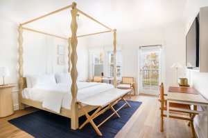 Finger Lakes, New York | A hotel room at The Lake House on Canandaigua