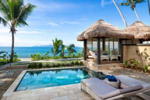 Best honeymoon destinations | The view from a beachfront villa at Nanuku Resort, Fiji