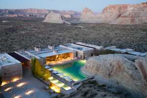 Best honeymoon destinations | An aerial view of Amangiri in Canyon Point, Utah