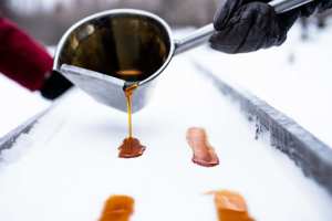 Club Med Charlevoix | Maple syrup taffy served at the Gourmet Forest