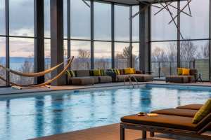 Club Med Charlevoix | The indoor pool at Club Med Charlevoix