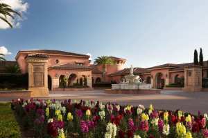 The front entrance to Fairmont Grand Del Mar, San Diego