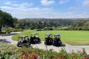 Golf carts at Fairmont Grand Del Mar, San Diego