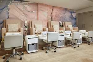 124 on Queen Hotel and Spa | The mani pedi stations at The Spa at Q