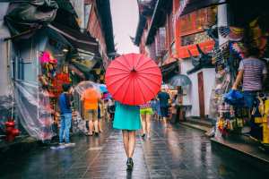 Travel tips | A woman walking in Shanghai