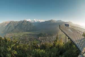 Interlaken, Switzerland | The viewpoint at Harder Kulm