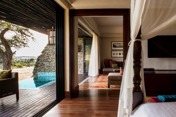 Best honeymoon destinations | A guest room with a private pool at Four Seasons Safari Lodge Serengeti