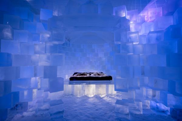 Best honeymoon destinations | A bed of ice at Icehotel, Sweden