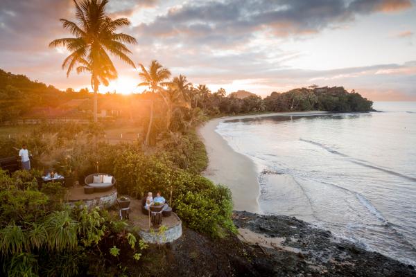 Best honeymoon destinations | Sunset dining at Nanuku Resort, Fiji