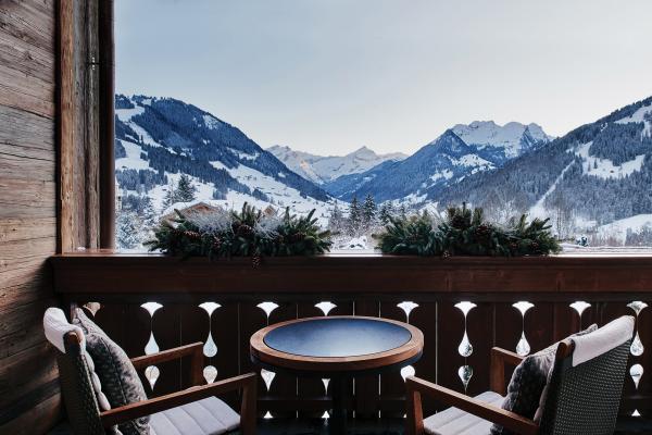 Best honeymoon destinations | The view from a room at The Alpina Gstaad, Switzerland
