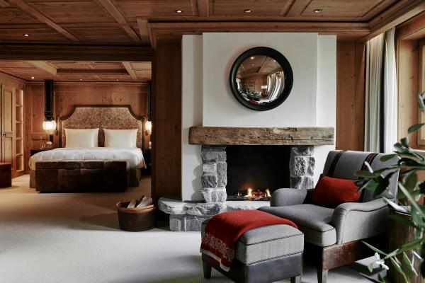 Best honeymoon destinations | A guest room at The Alpina Gstaad, Switzerland