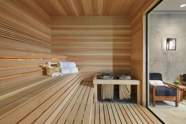 124 on Queen Hotel and Spa | The sauna at The Spa at Q