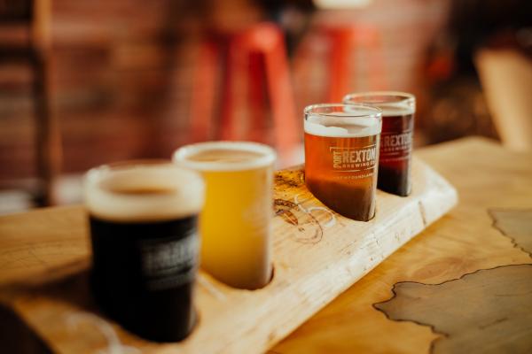 Trinity, Newfoundland | A flight of beer at Port Rexton Brewing